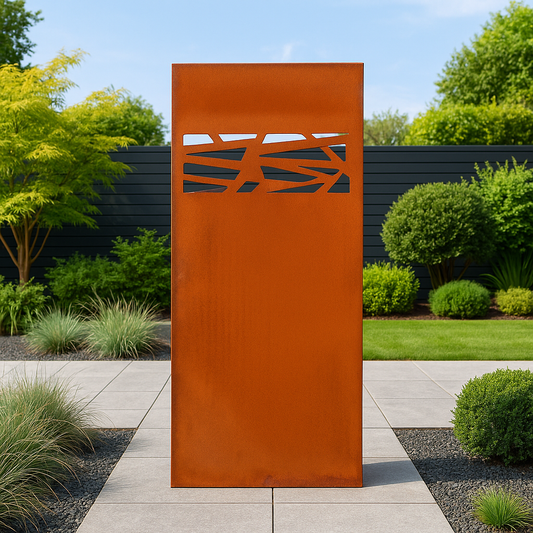 Edelrost Garten Sichtschutz aus Metall 1mm 032245