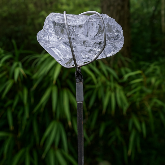 Gartenstecker  Ca. Höhe 110cm,  Weiß , 031255