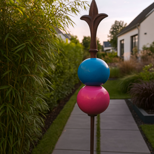 Bouchon de jardin patine jardin bouchon de rouille en céramique décoration de jardin, décoration en céramique 115cm