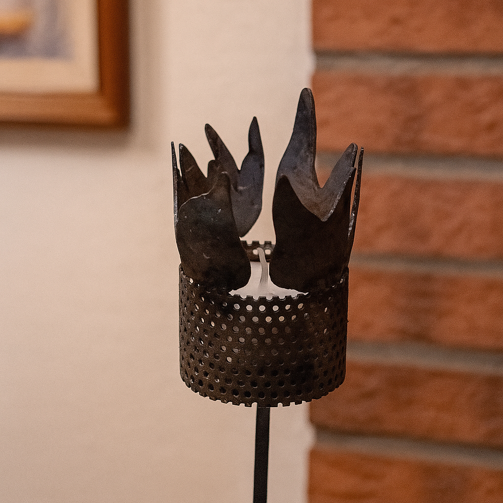 Garden stake bed stake candle stand crown 120cm