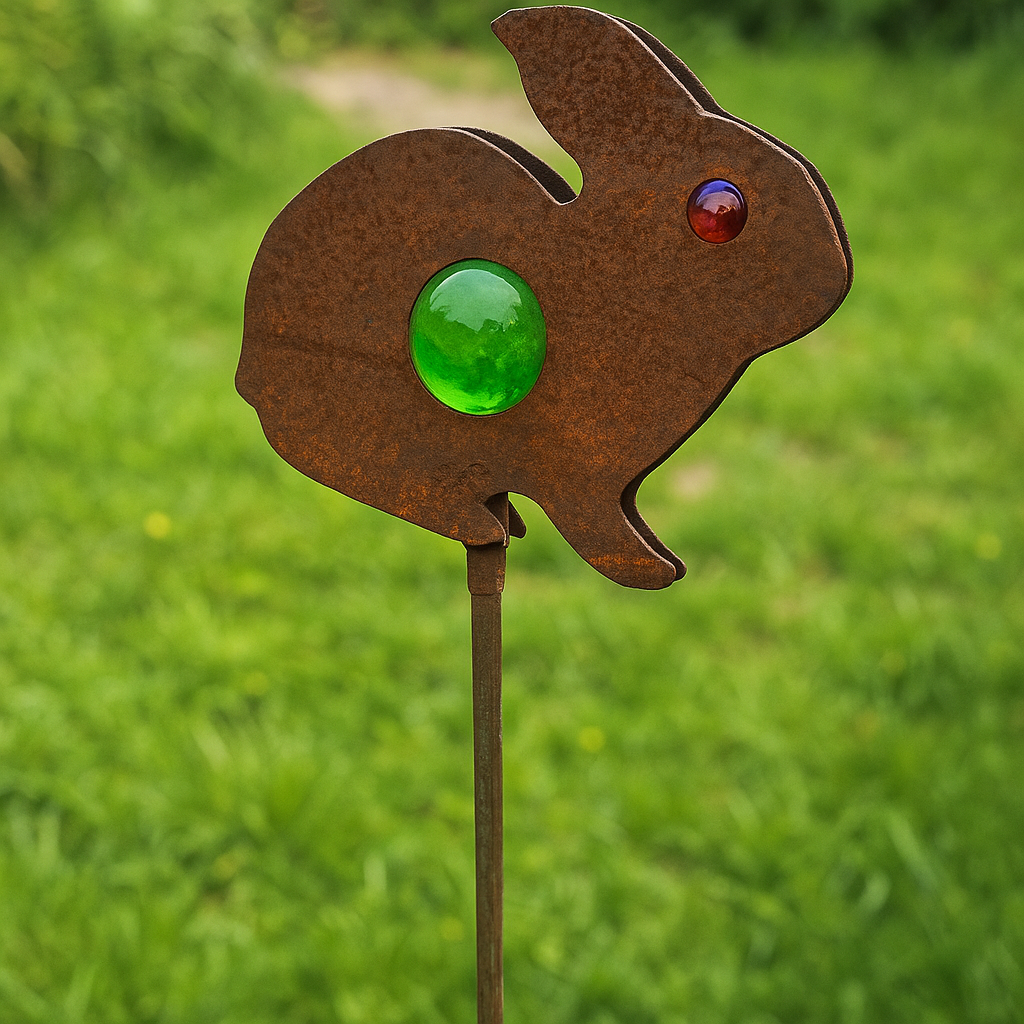 Edelrost Gartenstecker , Höhe 115cm