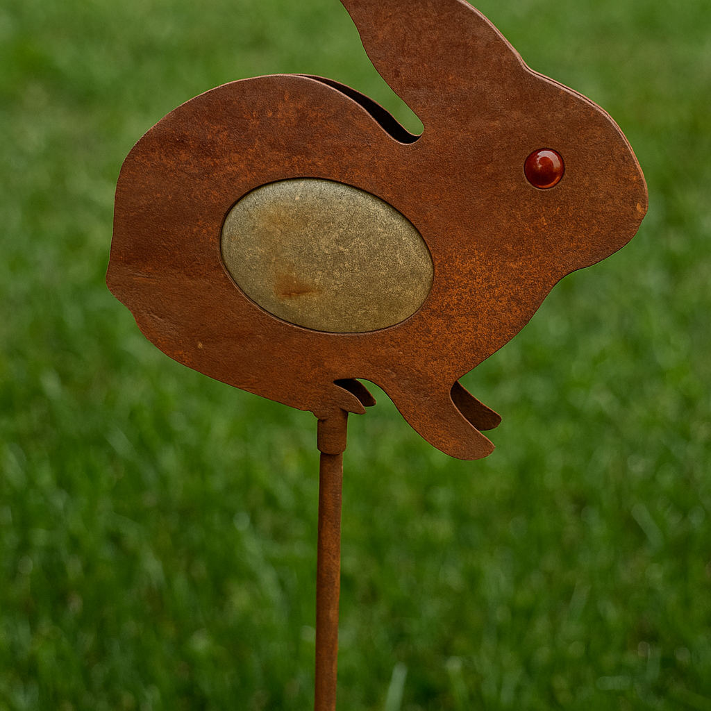 Edelrost Gartenstecker , Höhe 115cm