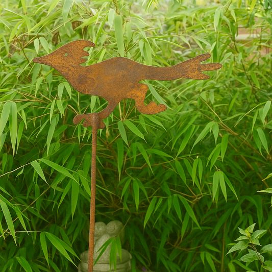 Gartenstecker Beetstecker Edelrost , Höhe 115cm ， 029176