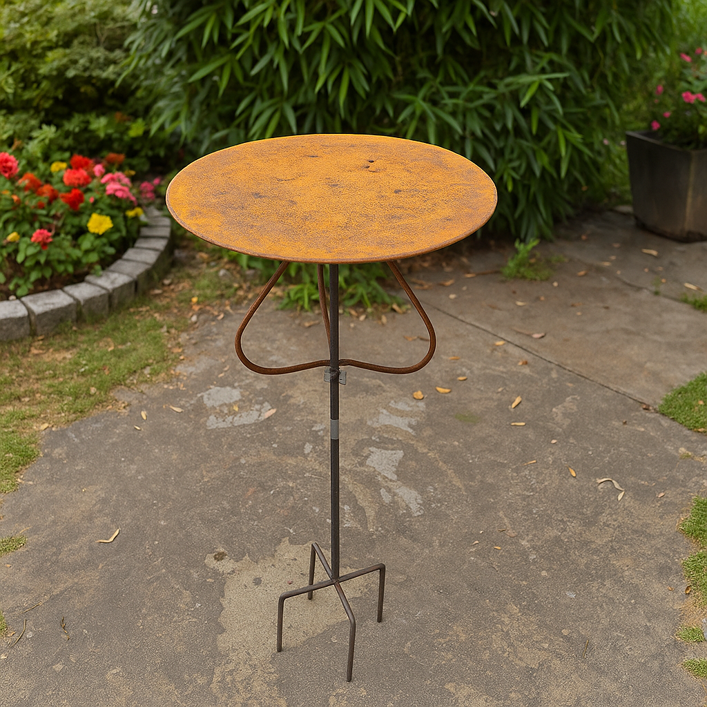Gartentisch zum Einstecken für Garten und Terrasse, freistehender Stecktisch ,Höhe 91cm