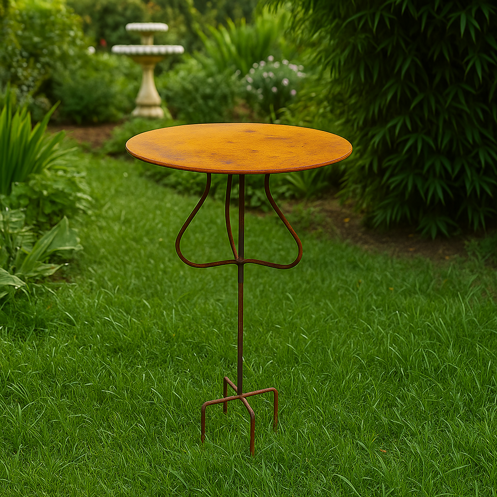 Gartentisch zum Einstecken für Garten und Terrasse, freistehender Stecktisch ,Höhe 91cm