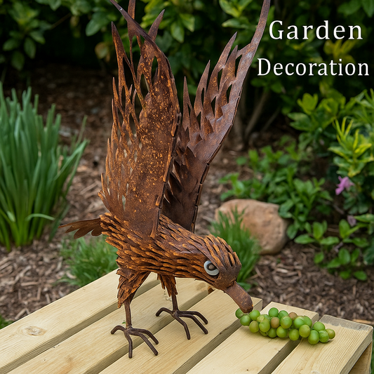 Adler Gartenskulptur aus Metall ，rost，030893
