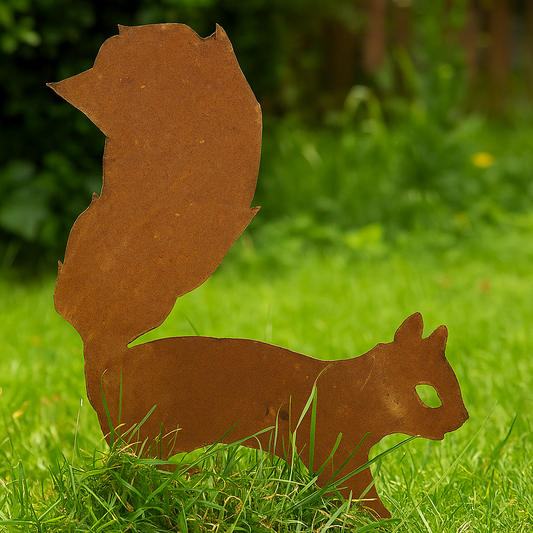Garten Edelrost Eichhörnchen aus Metall ,   032300