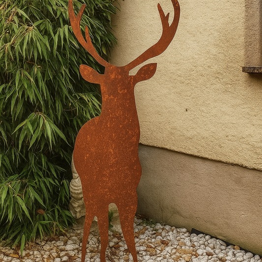 Edelrost Garten Hirsch ,Tier , 031858 ,L35H104cm