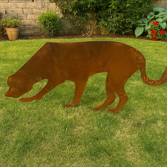 Gartendeko ,Hund,Tier ,Handarbeit L86H48cm 031076