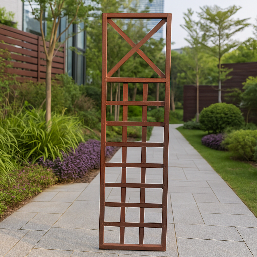 Edelrost garden trellis made of metal rust 032189 W30cmH180cm, 6.7kg