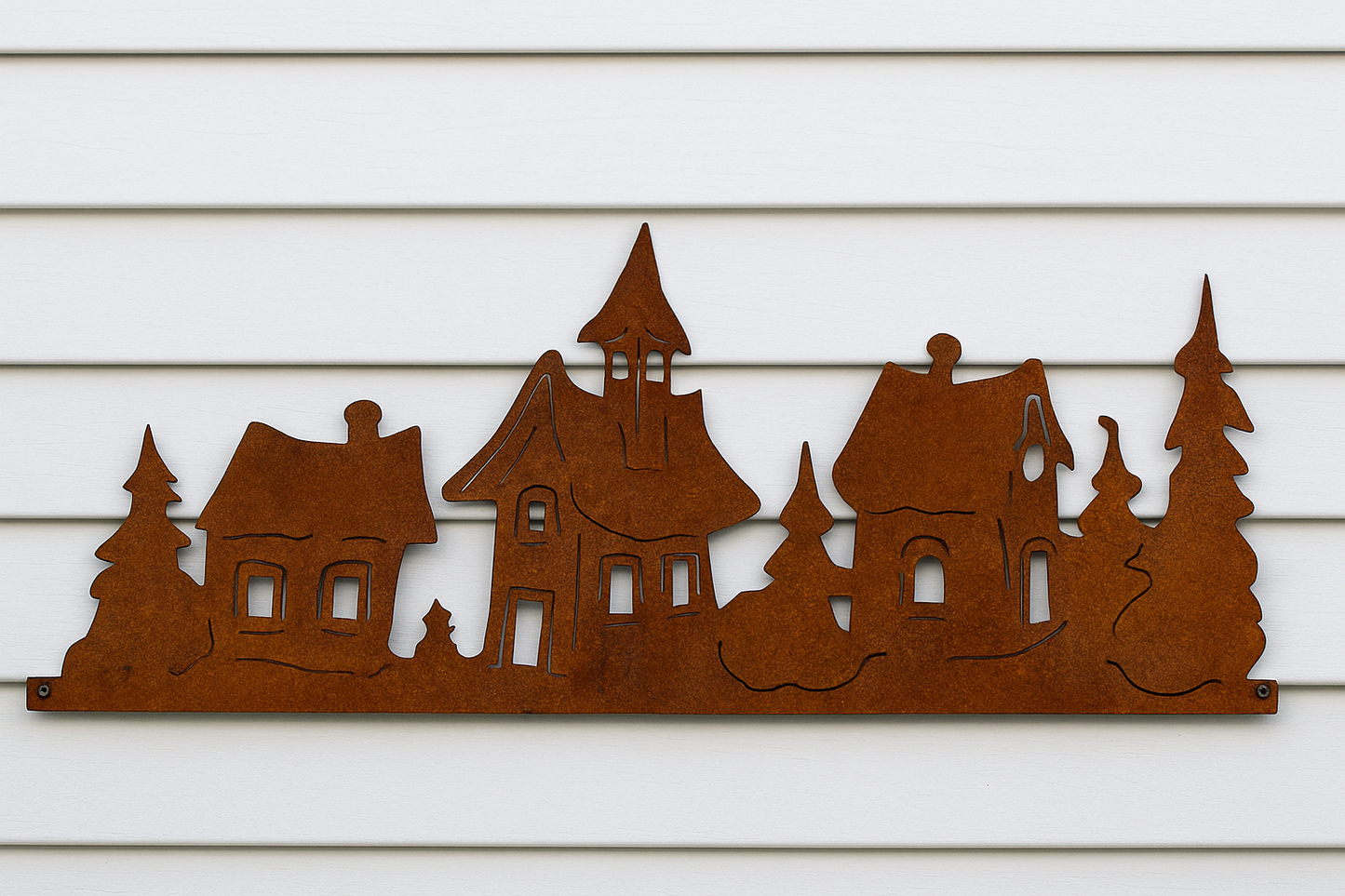 Noble rust garden wall decoration rust wall plug plant bowl garden figure rust 56*23cm