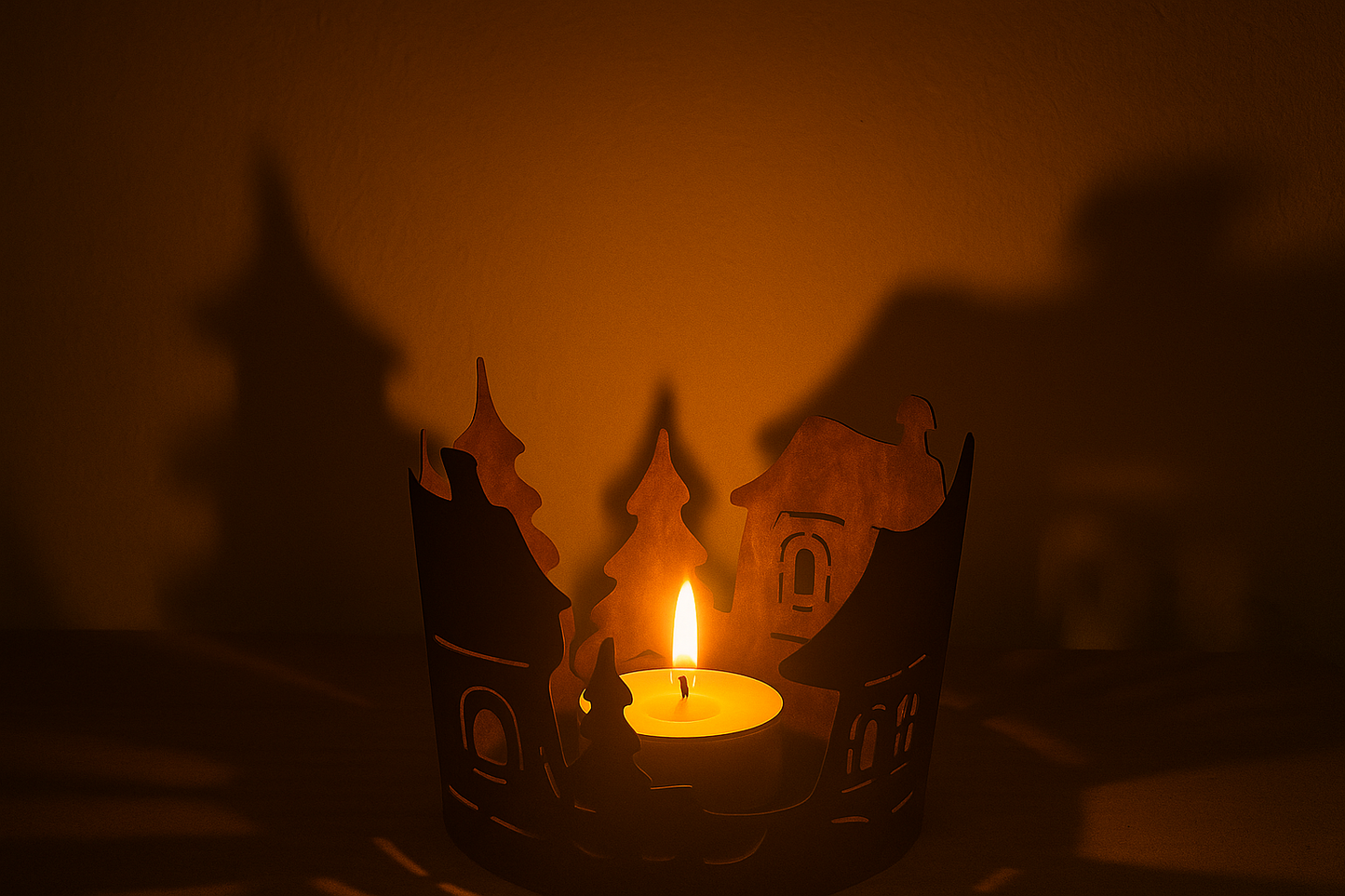 Edelrost Garten Kerzenständer Teelichthalter aus Metall – Dekorativer Kerzenhalter