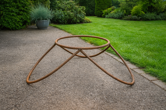 d=30cm round stand for fire bowl plant bowl, garden decoration metal, garden decoration