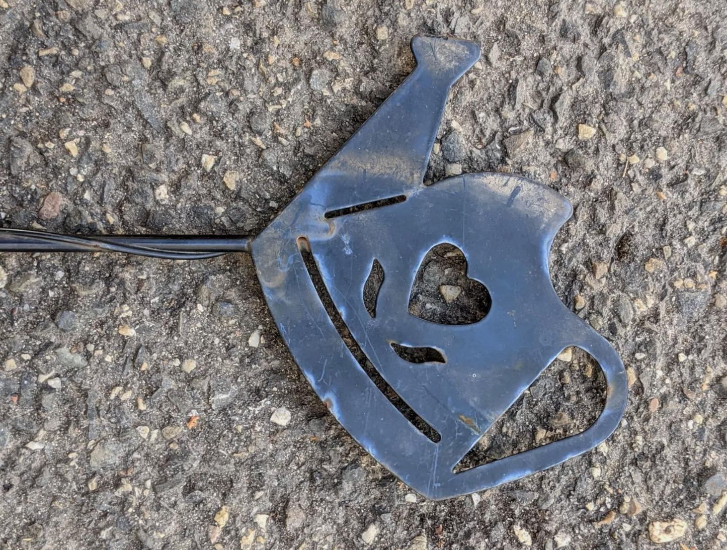 B. Wahl Gartenstecker Beetstecker  Schwarz，Höhe ：72cm，Breite：14cm