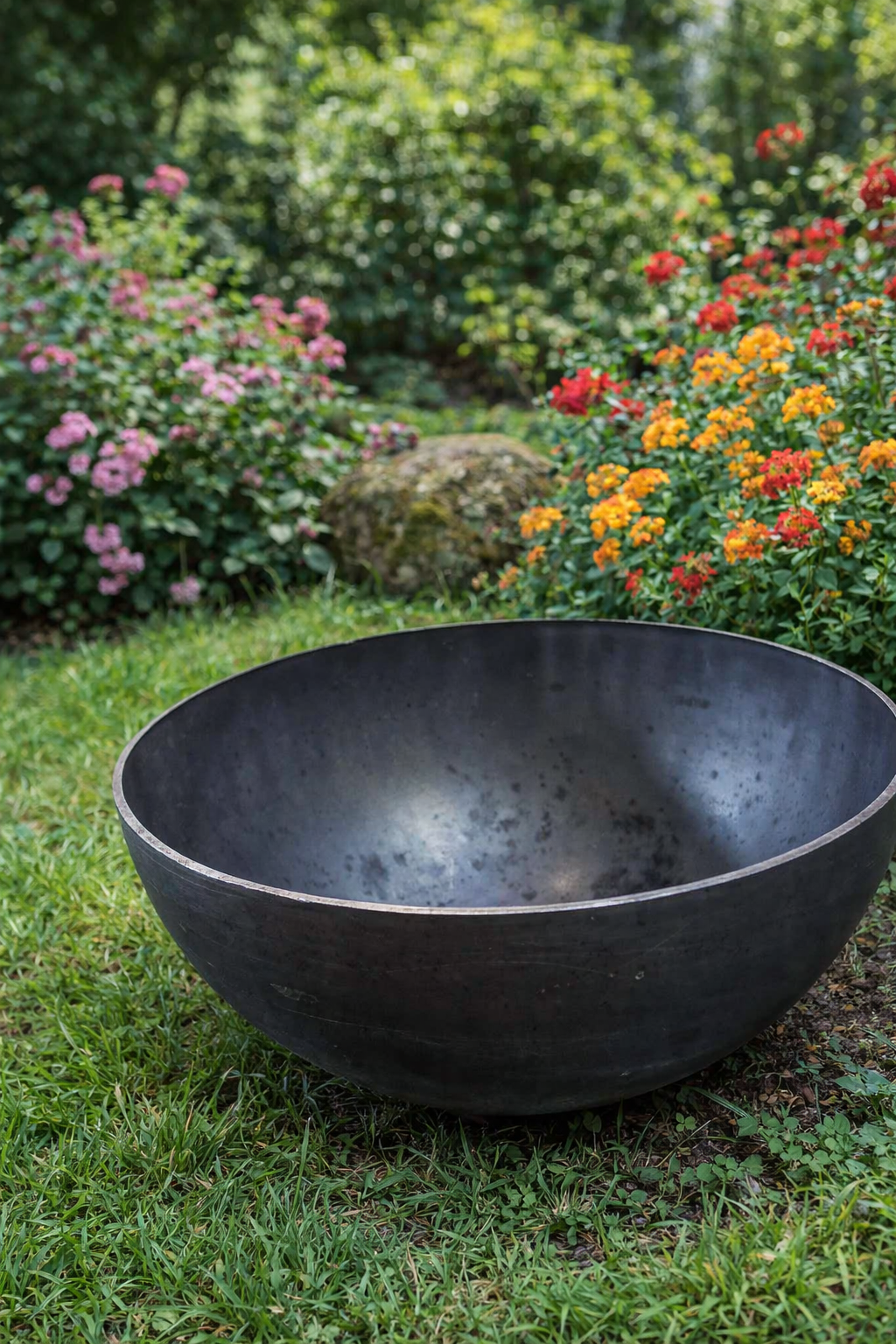 Stahl-Halbhohlkugel ø100mm--ø400mm, glatt, Wandstärke 3mm, ohne Bohrung