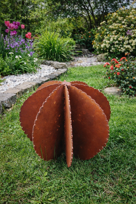 Gartenstecker  Gartenskulptur Kaktus  Rost Handarbeit  031876