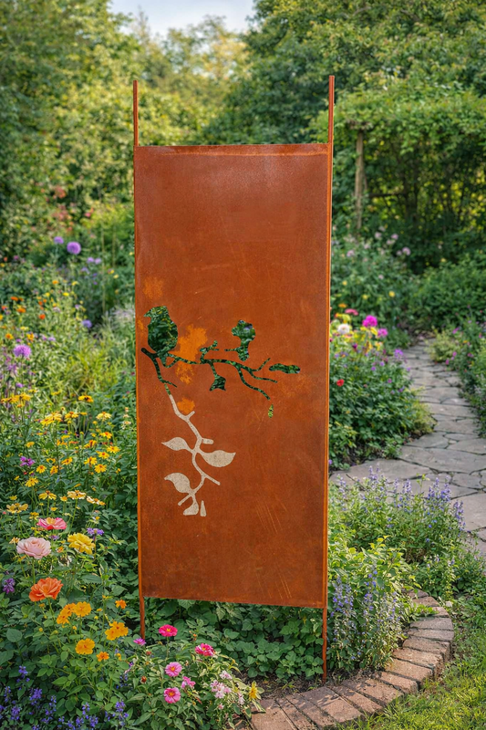 Garten Sichtschutzwand aus Metall , S 3