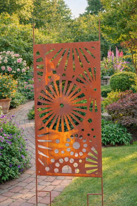 Garten Sichtschutzwand aus Metall , S 5