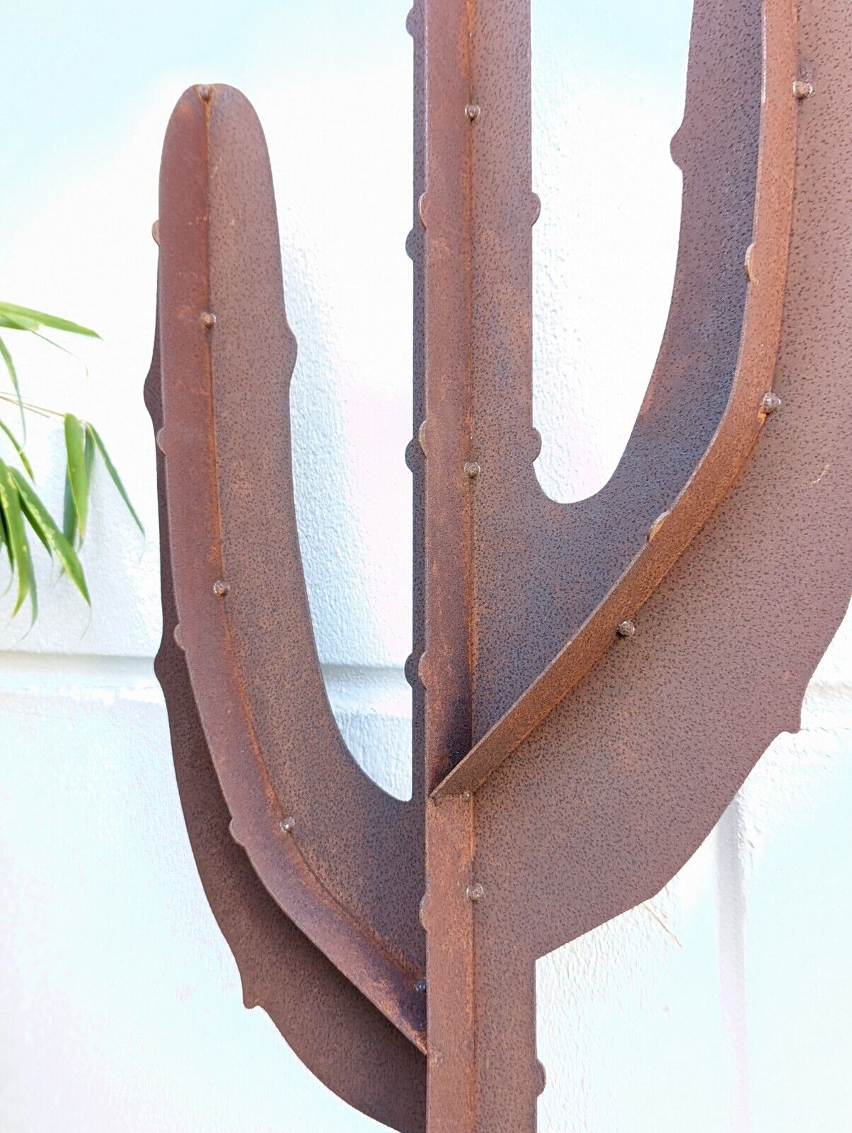 Cactus rust garden stake