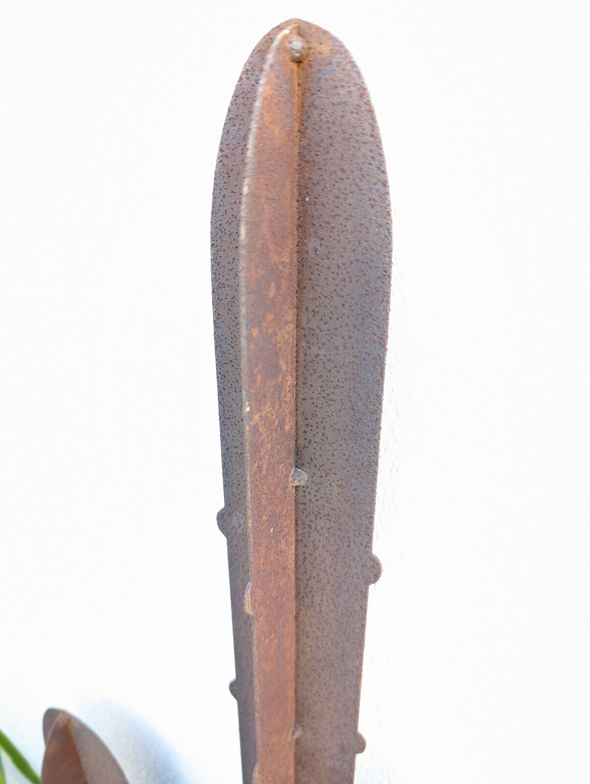 Cactus rust garden stake