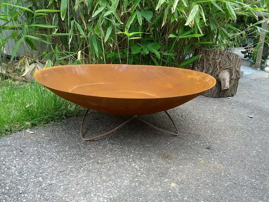 80cm 1mm fire bowl plant bowl with stand