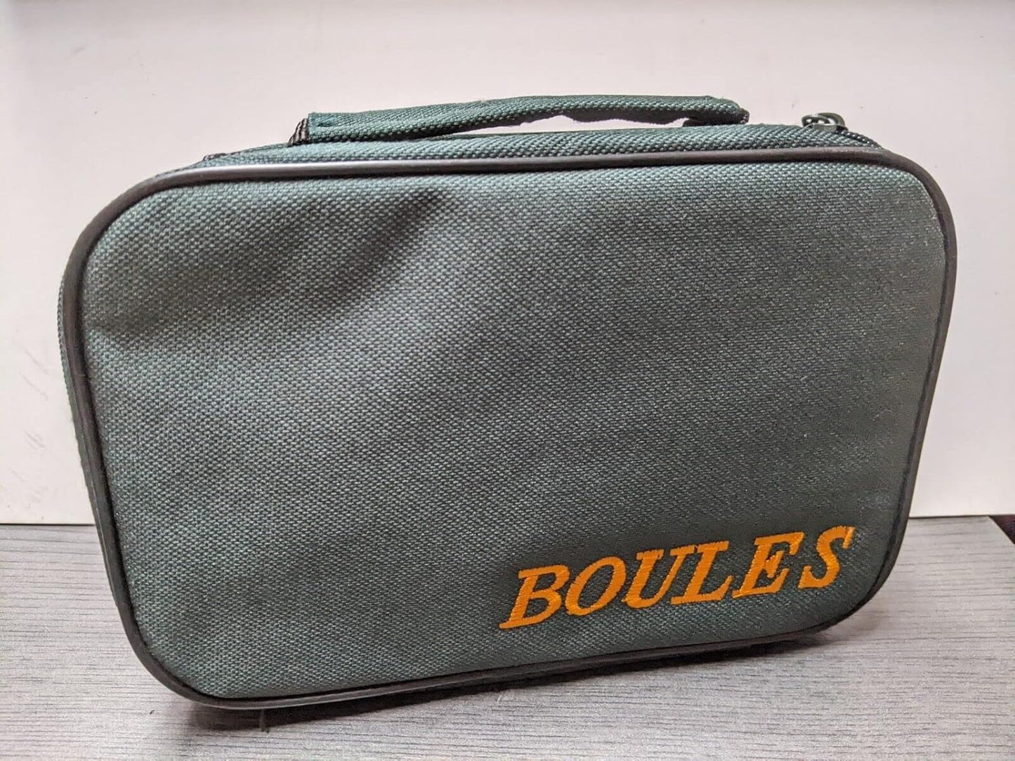 Die Tasche für Boule Set 6 Boulekugeln, Ohne Metallkugeln, Grün,H7 L23B15cm