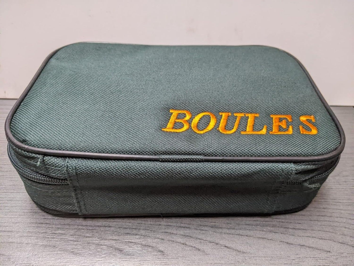 Die Tasche für Boule Set 6 Boulekugeln, Ohne Metallkugeln, Grün,H7 L23B15cm