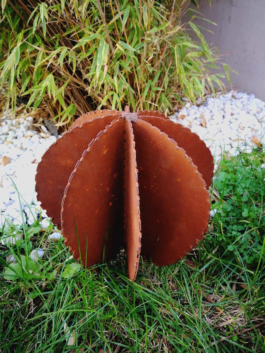 Gartenstecker  Gartenskulptur Kaktus  Rost Handarbeit  031876