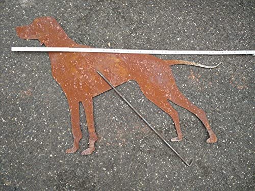 Garden dog made of rust metal L85 * H58cm 031869