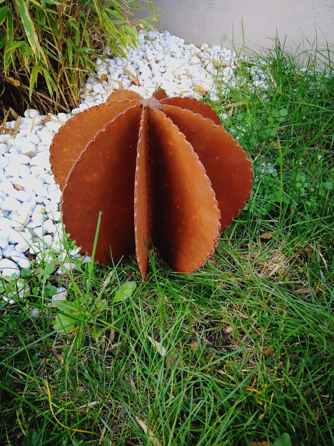 Gartenstecker  Gartenskulptur Kaktus  Rost Handarbeit  031876