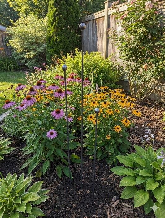 Griglia rampicante da giardino in metallo arrugginito, supporto per rampicanti