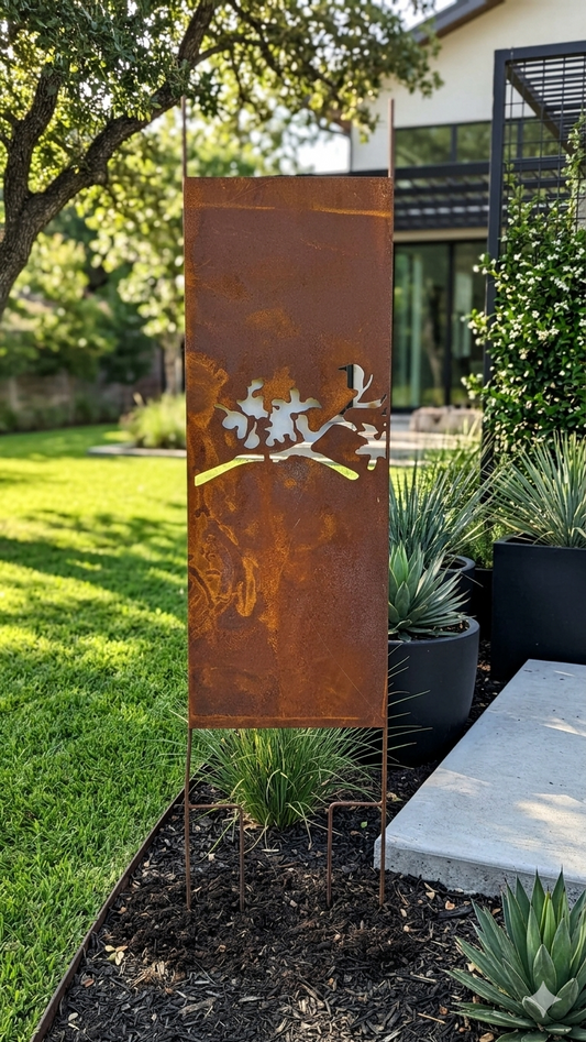 Garten Sichtschutzwand aus Metall , S 12