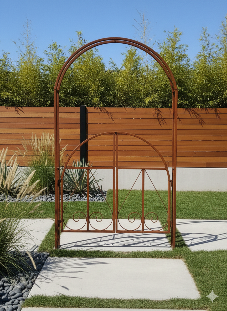 Edelrost garden rose arch H210cm 031346 ,17,45kg
