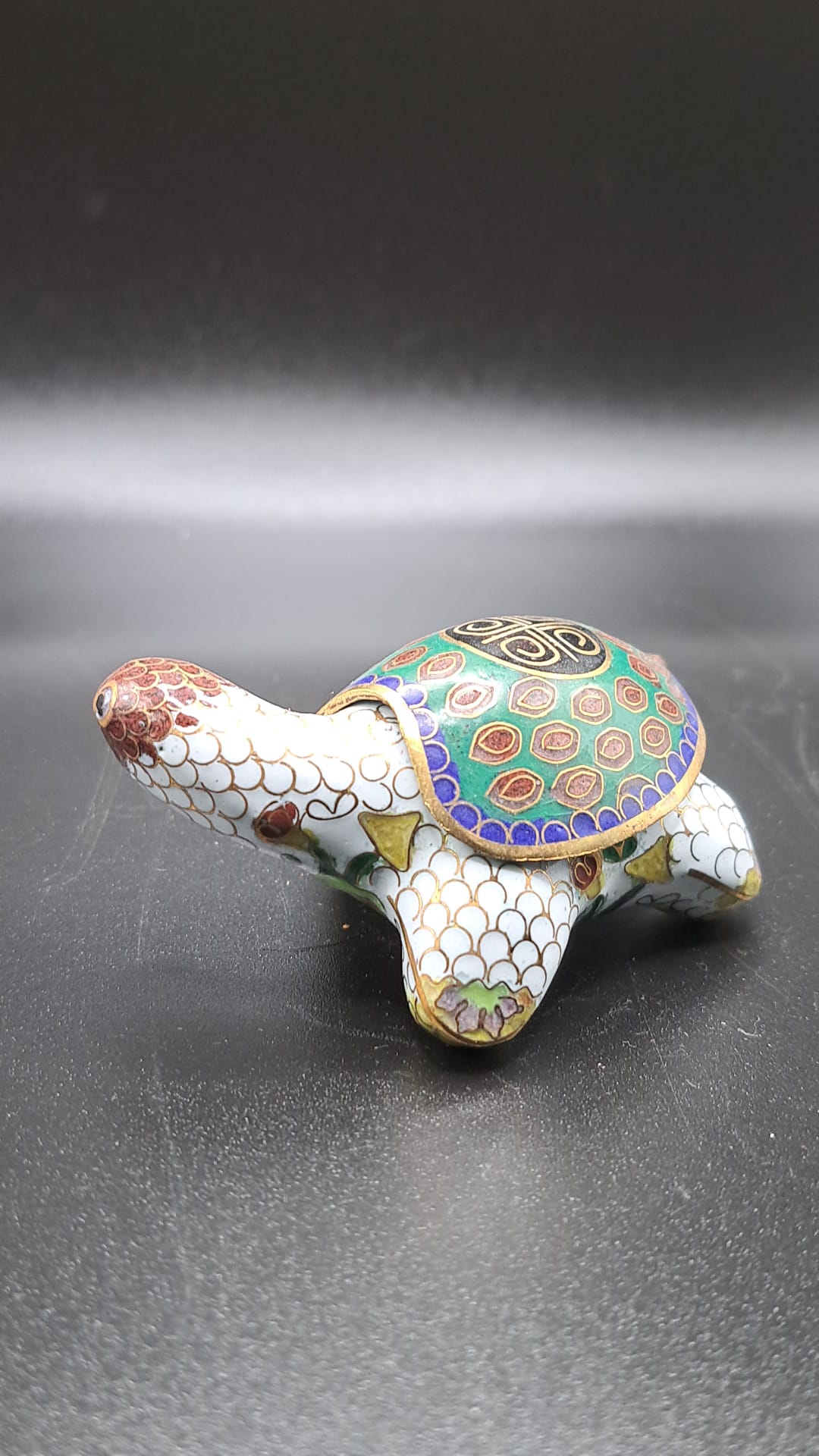 CLOISONNE Schildkröte  7x5x3cm Aa1-2