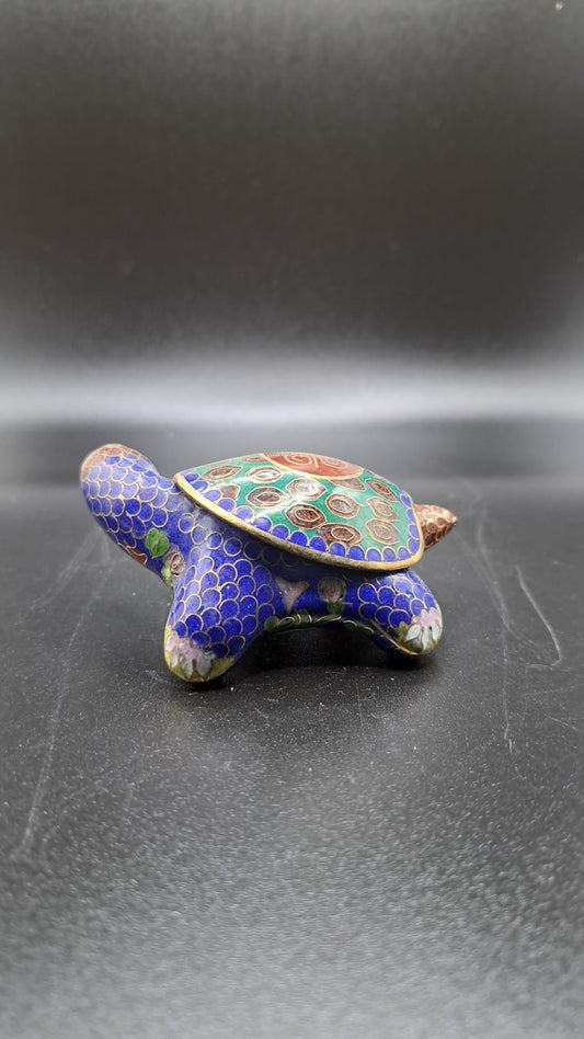 CLOISONNE Schildkröte  7x5x3cm Aa1-2