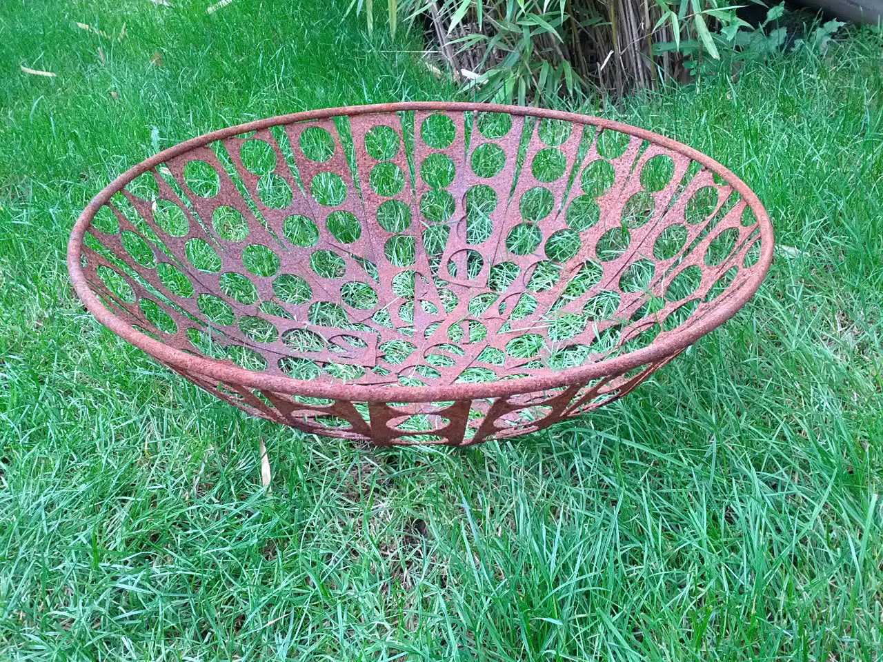 Fire bowl, rust, garden decoration