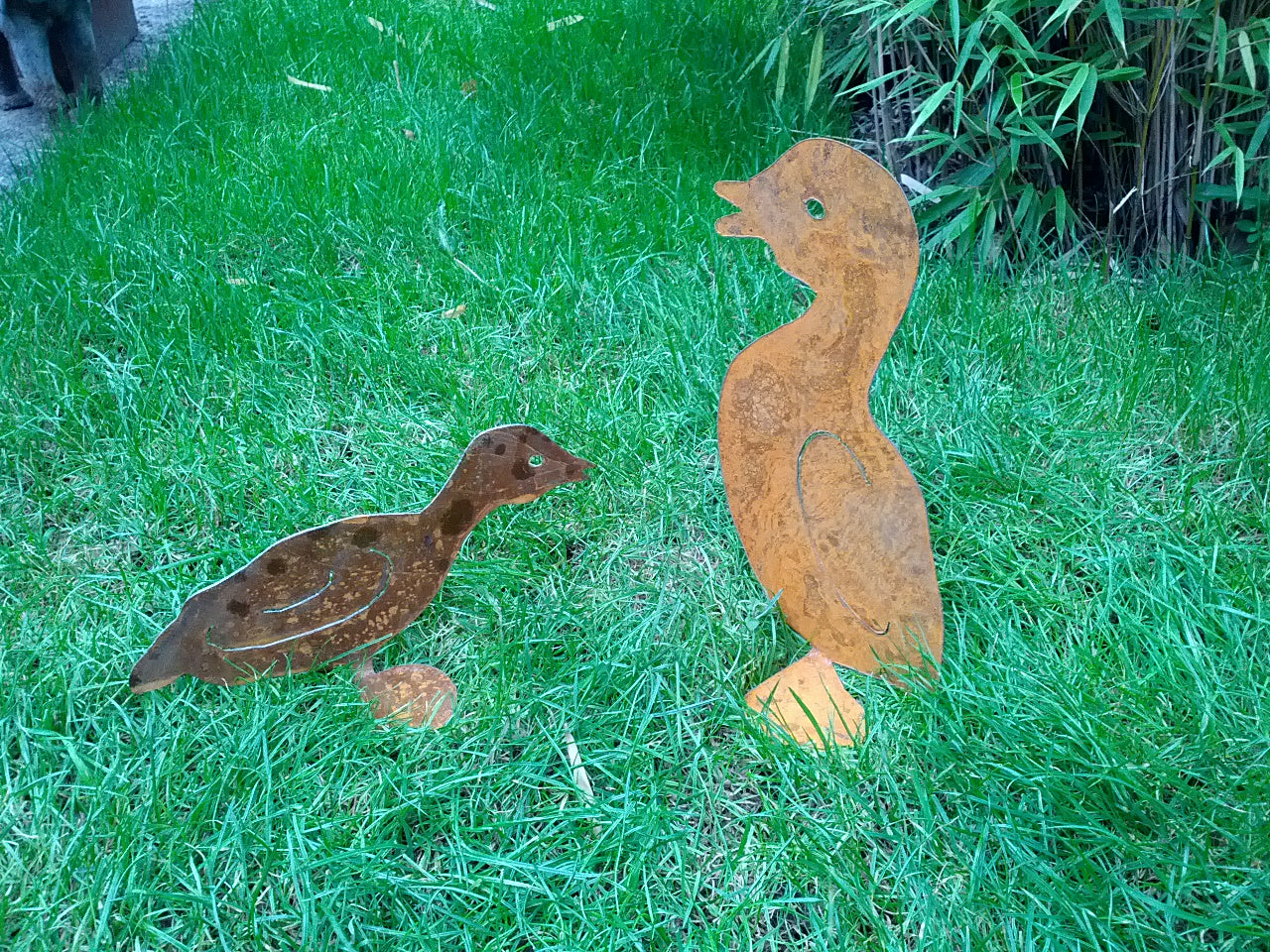 Patina , Garden decoration , Duck