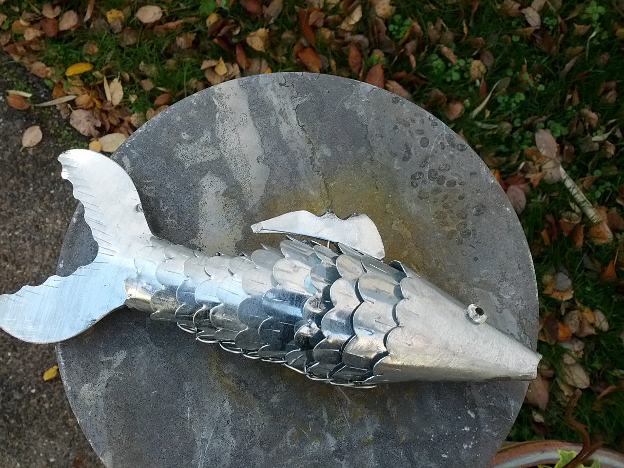 Fish made of metal