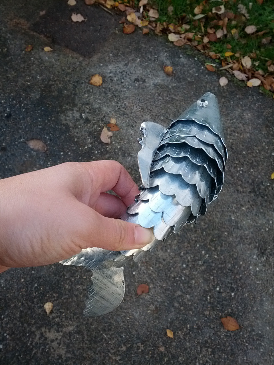 Fish made of metal