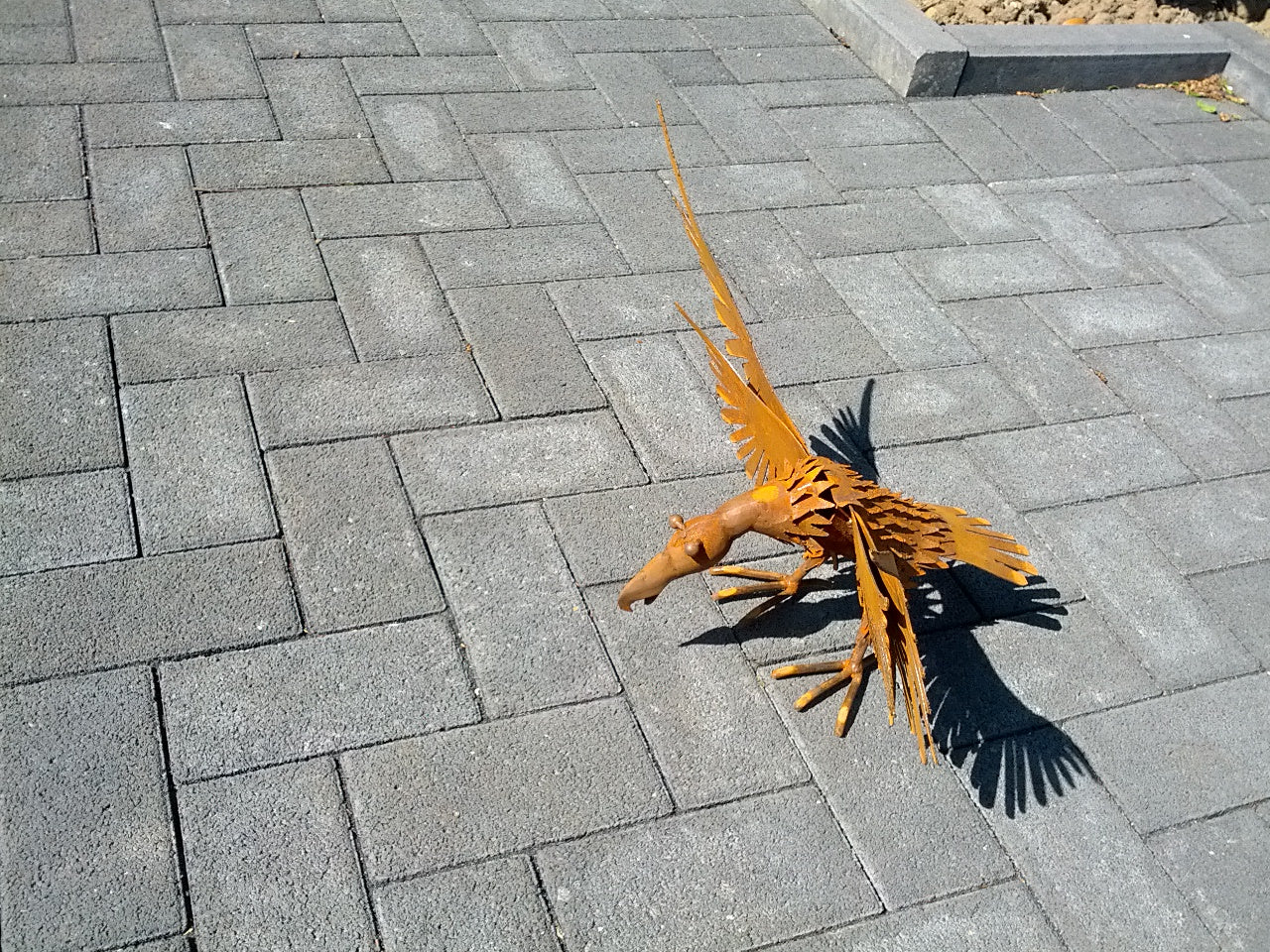 Adler, Gartendeko aus Metall 45cmx31cmx30cm