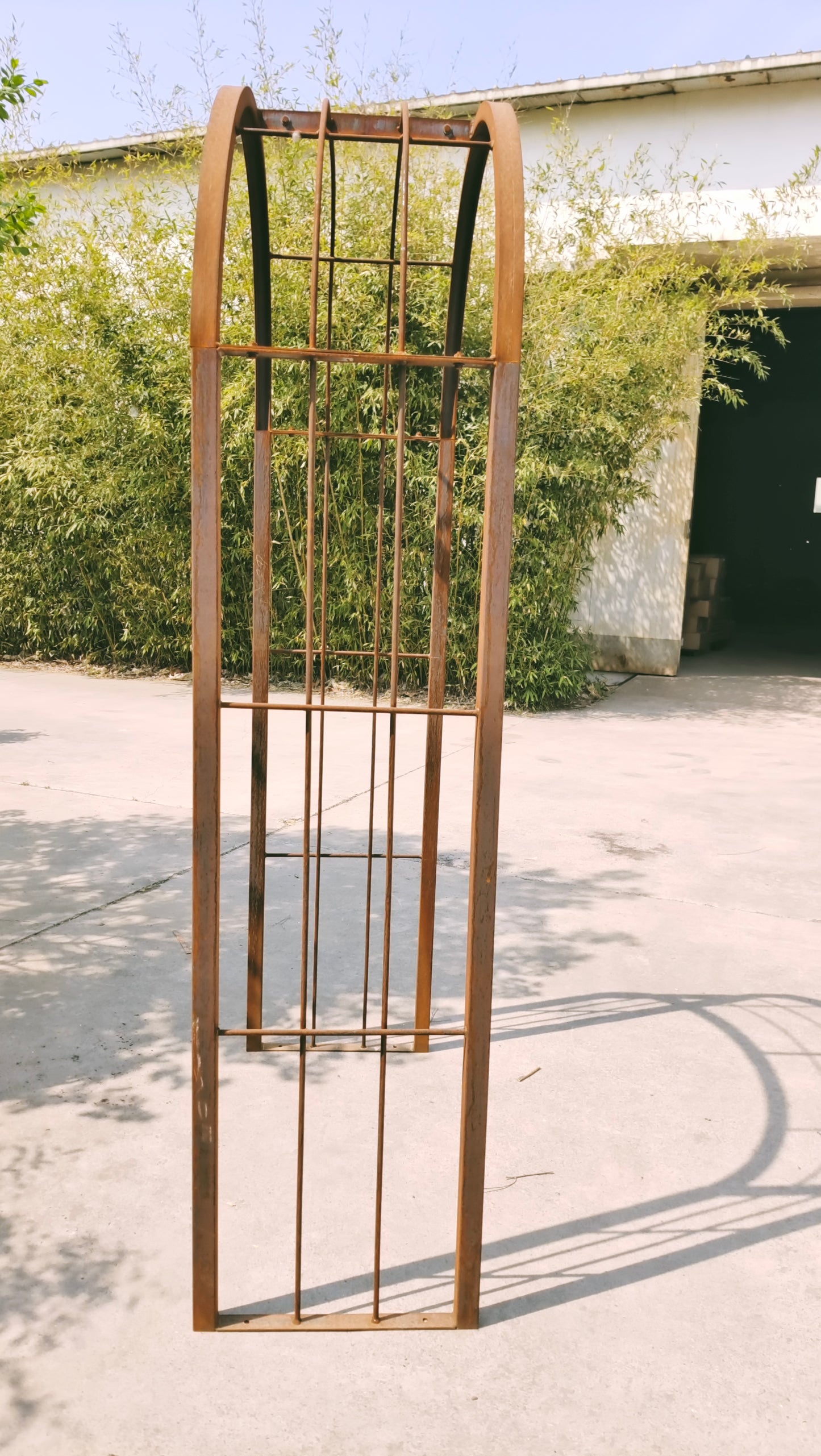 Patina garden trellis rust rose arch garden L130*W50*H220cm 031991