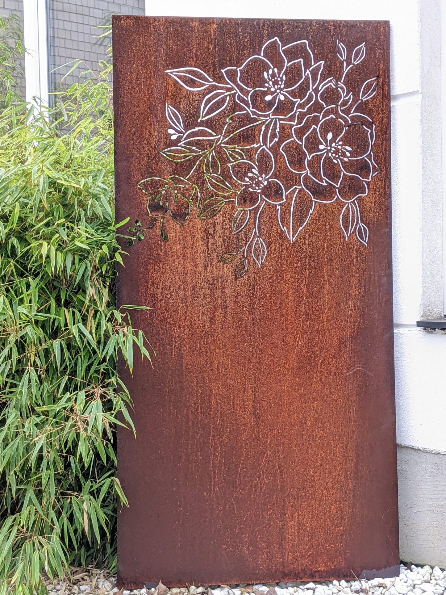 Patina garden privacy screen rust metal 1mm 032160