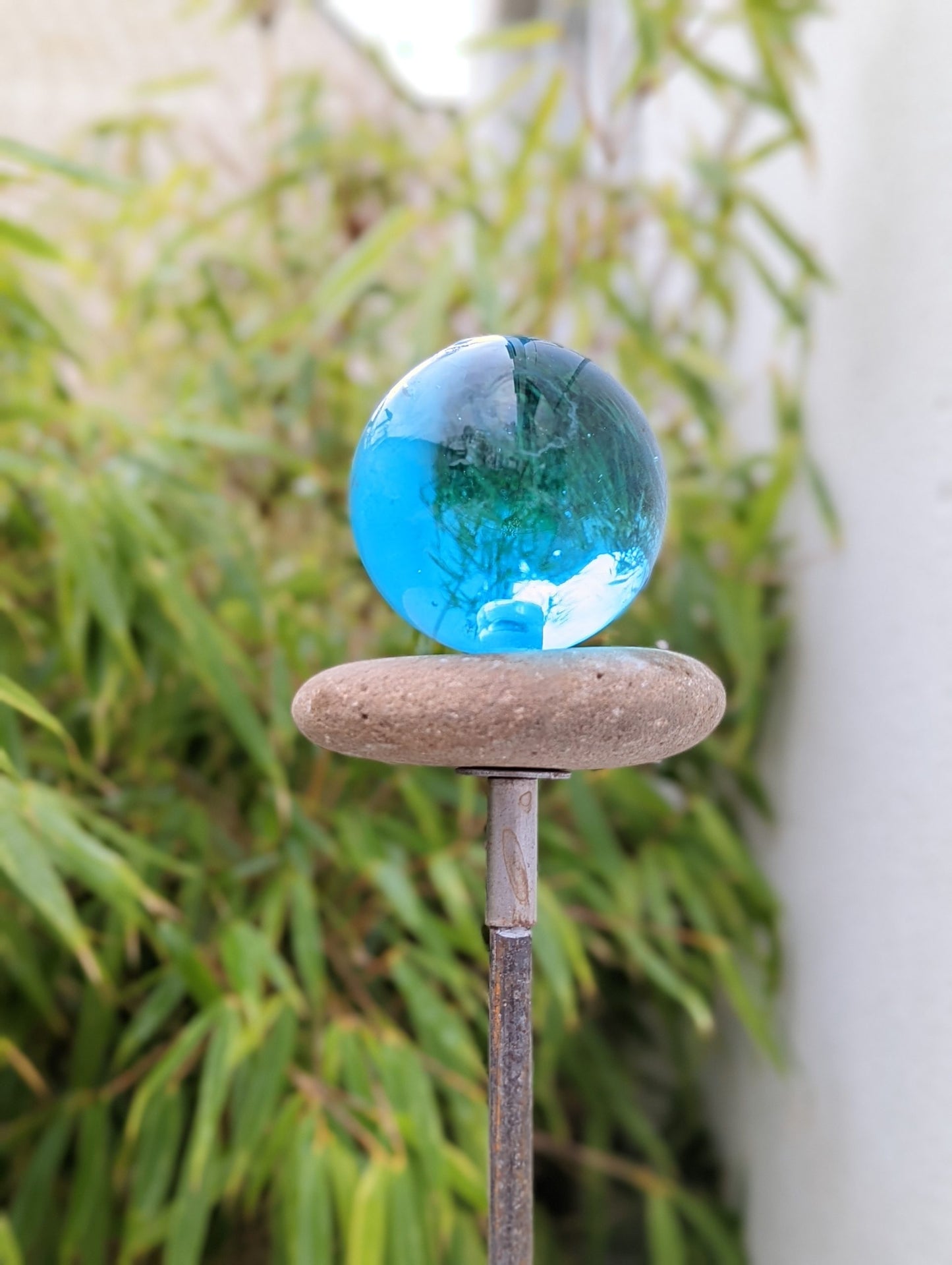 Garden stake with glass ball 6cm