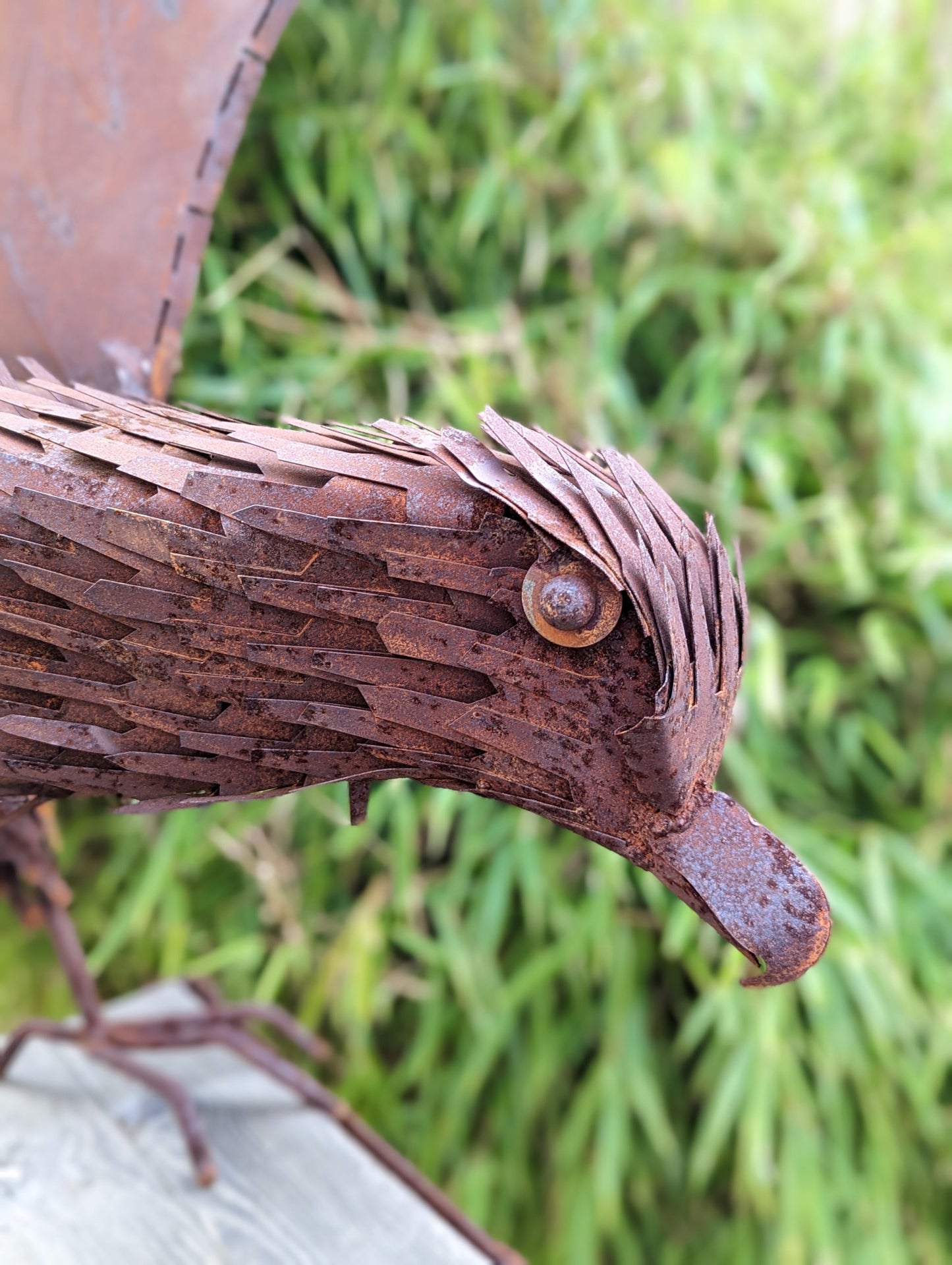 Edelrost garden rust eagle made of metal garden sculpture 150*105*70cm 8kg 030544-1