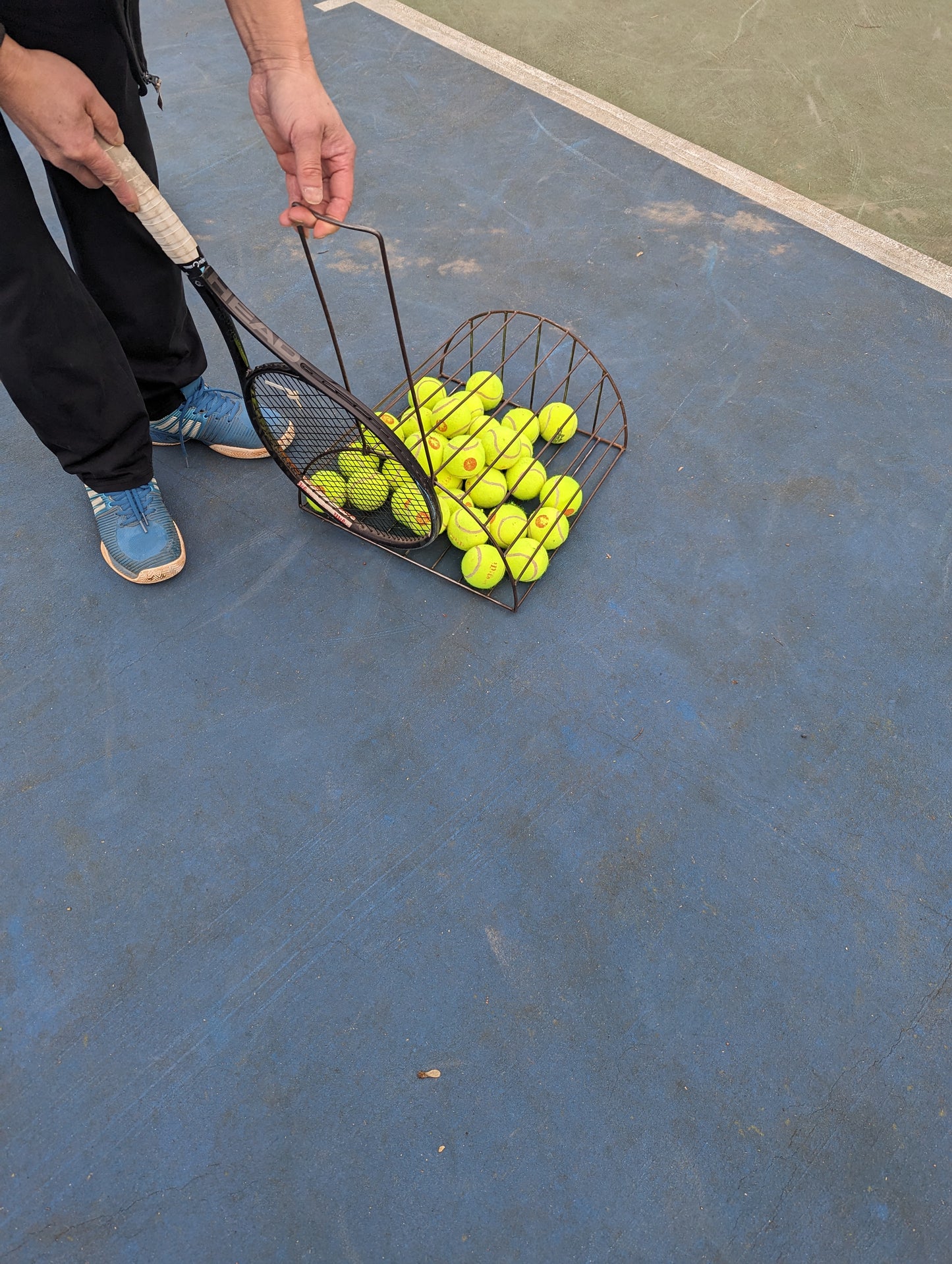 Metall Tennisball Picker Sammler