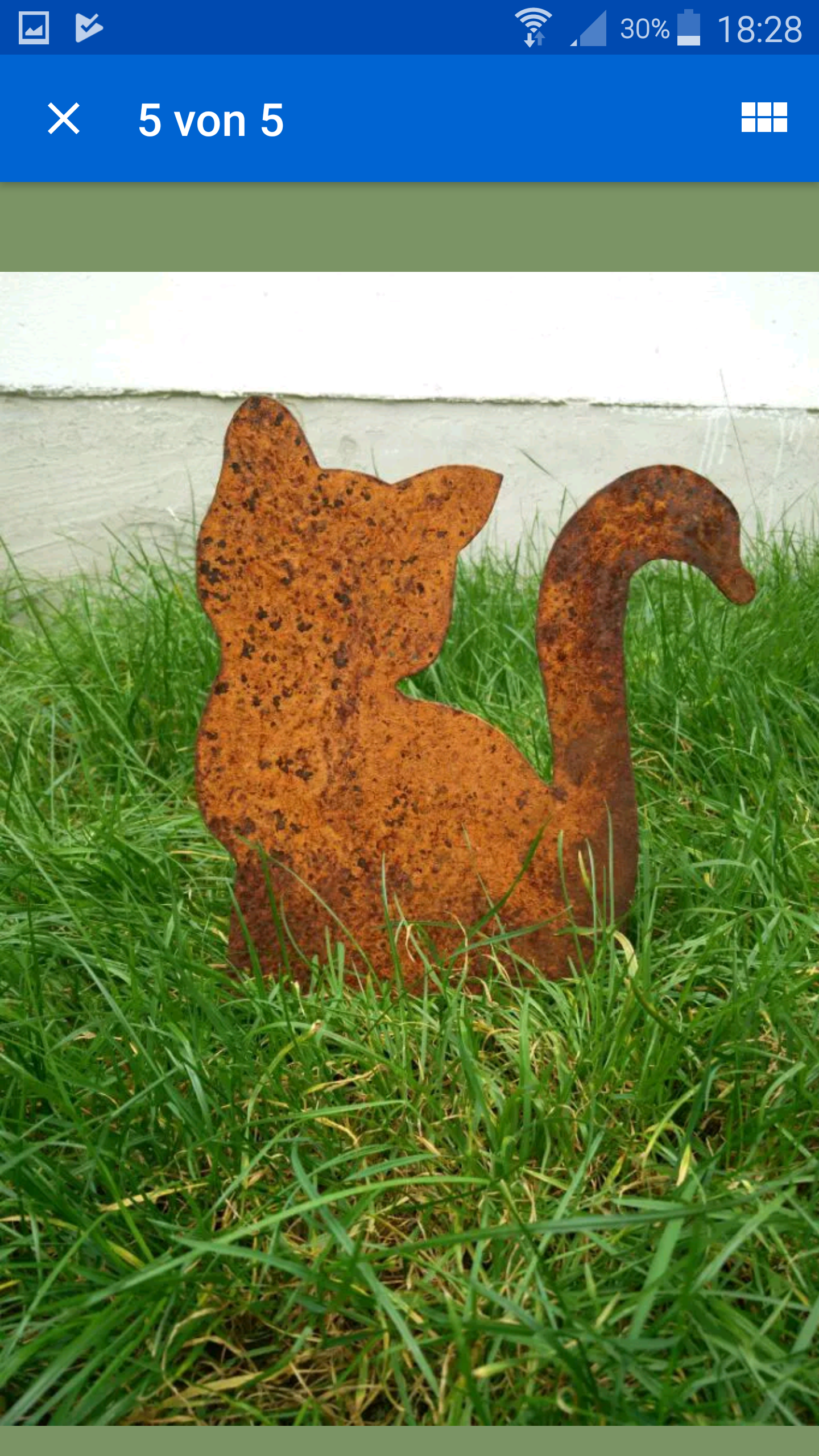 Patina Garden Cat Rust Metal Garden Decoration H30*24cm 031625