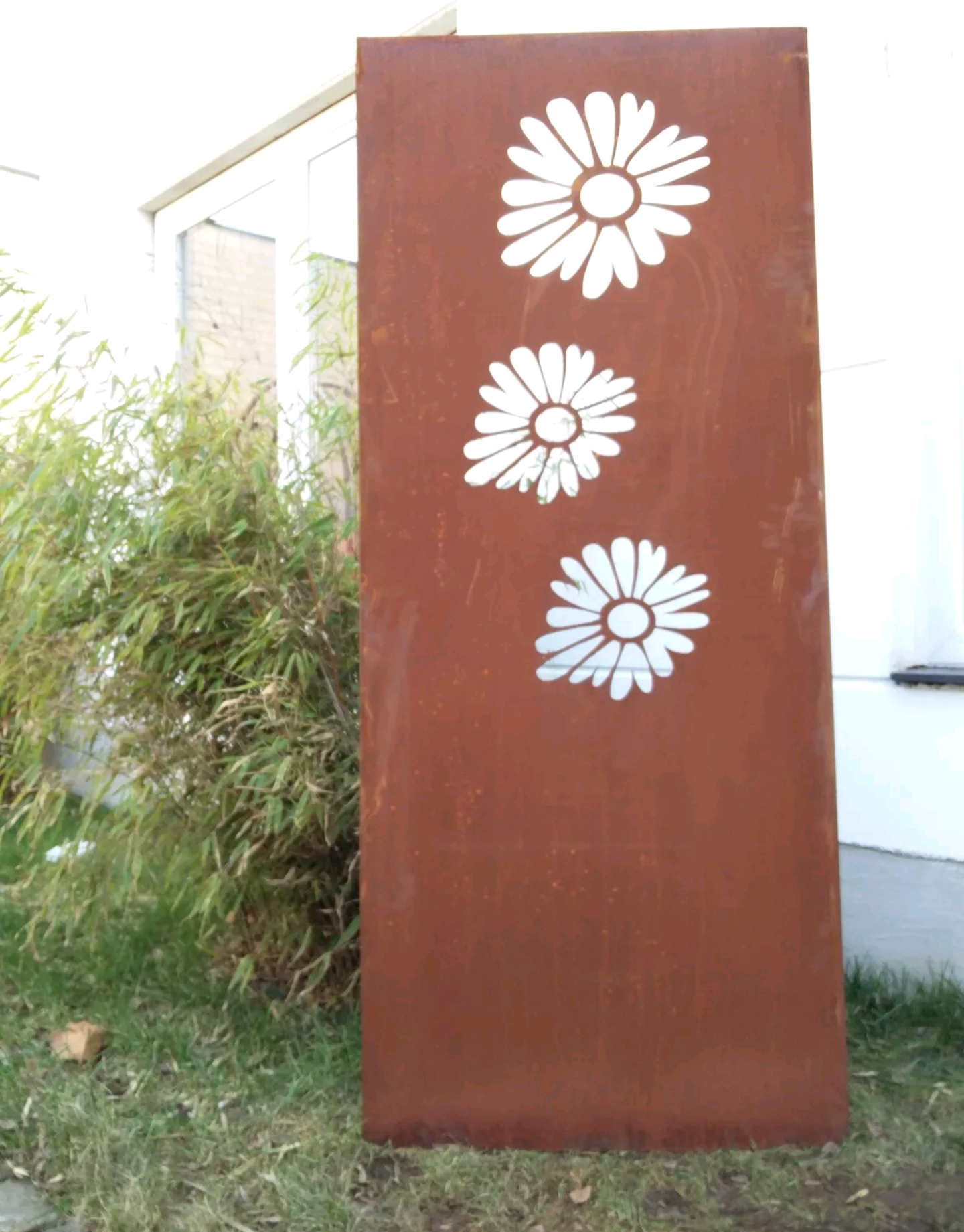 Rust garden privacy screen rust privacy screen rust metal garden decoration 180*75cm