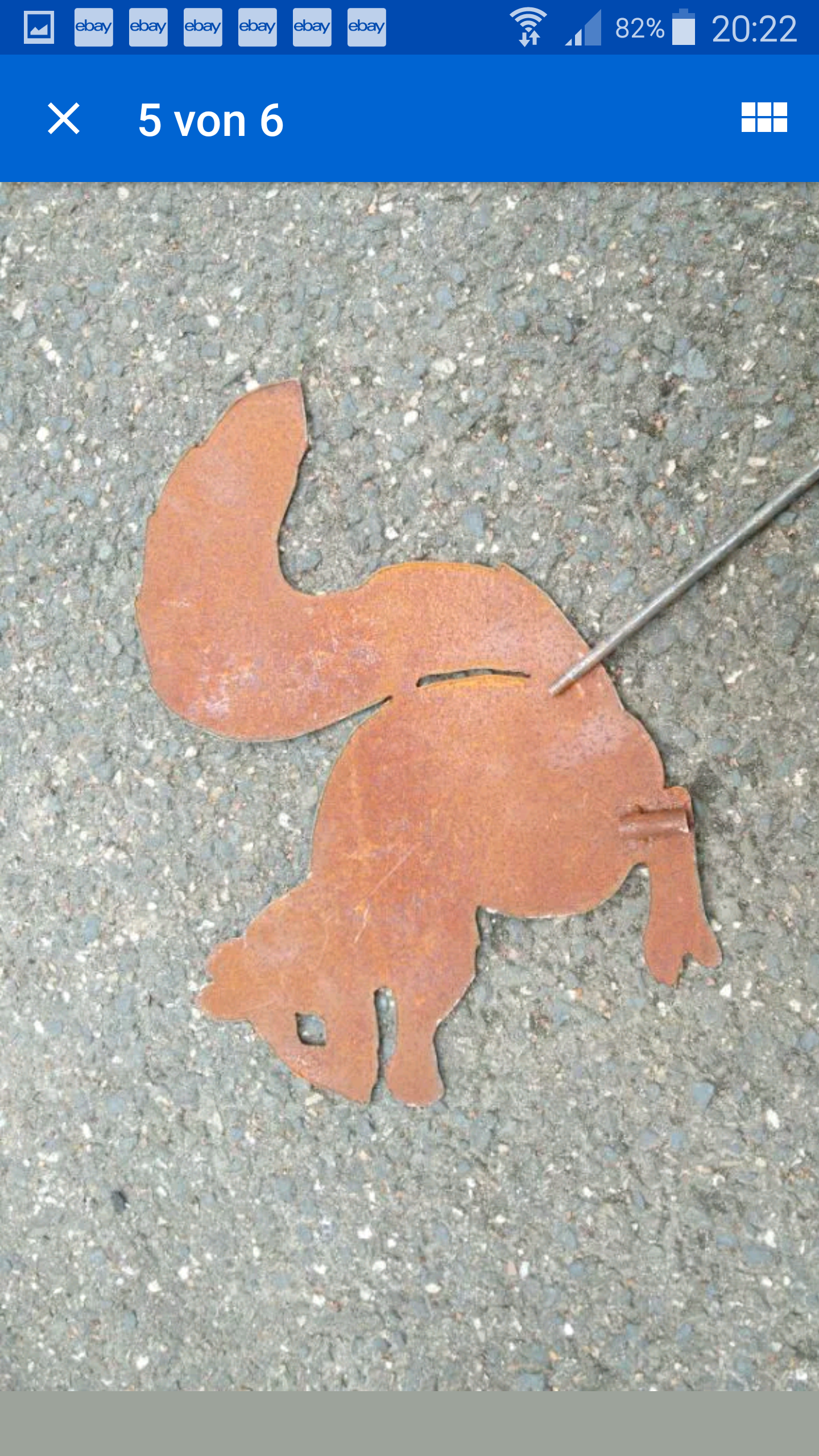 Garden rust squirrel rust garden garden stake rust decoration garden figure 32*24