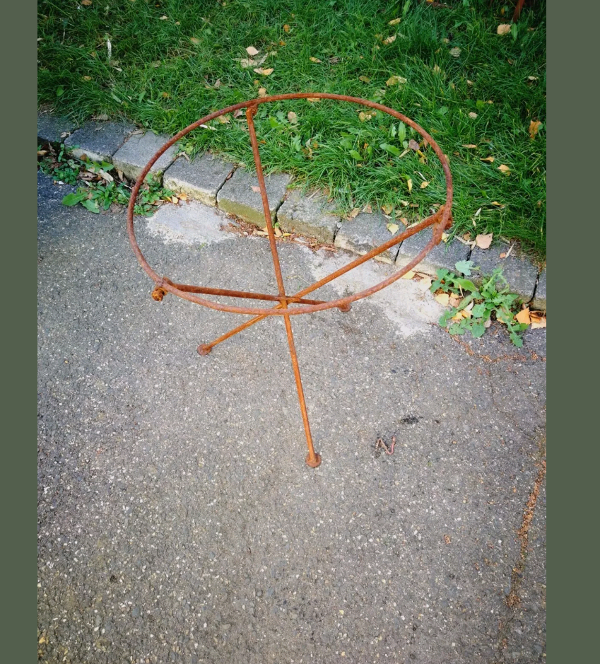 faltbar Ständer für Feuerschale Pflanzschale ,Garten Ständer klappbar Rost