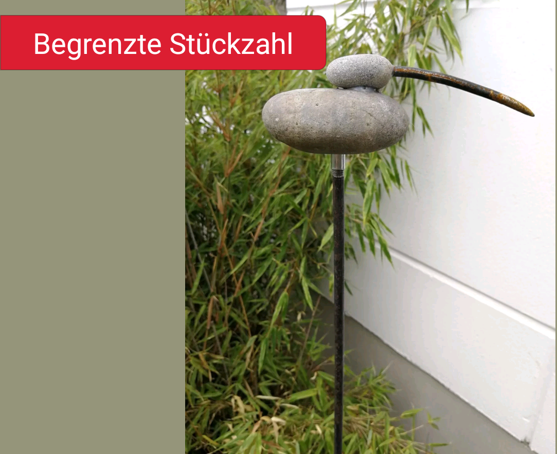 Gartenstecker Rost Beetstecker Gartendeko GartenStein Stecker H120*16*8cm 029413